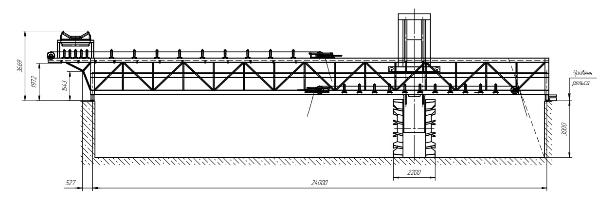 Rotary bridge compost tedder