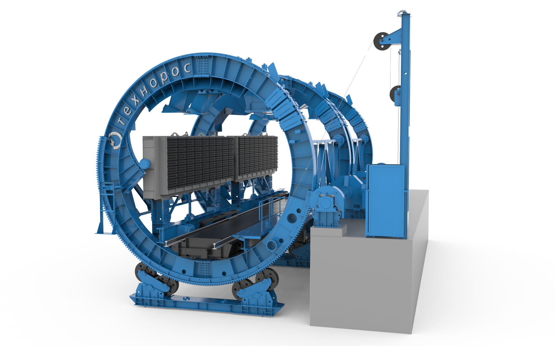 Rotary wagon tippler (VRS-93)