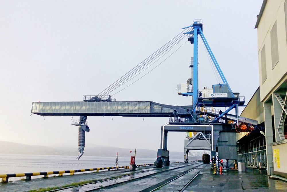 Ship loader “Neva-1500”

capacity 1500 tph