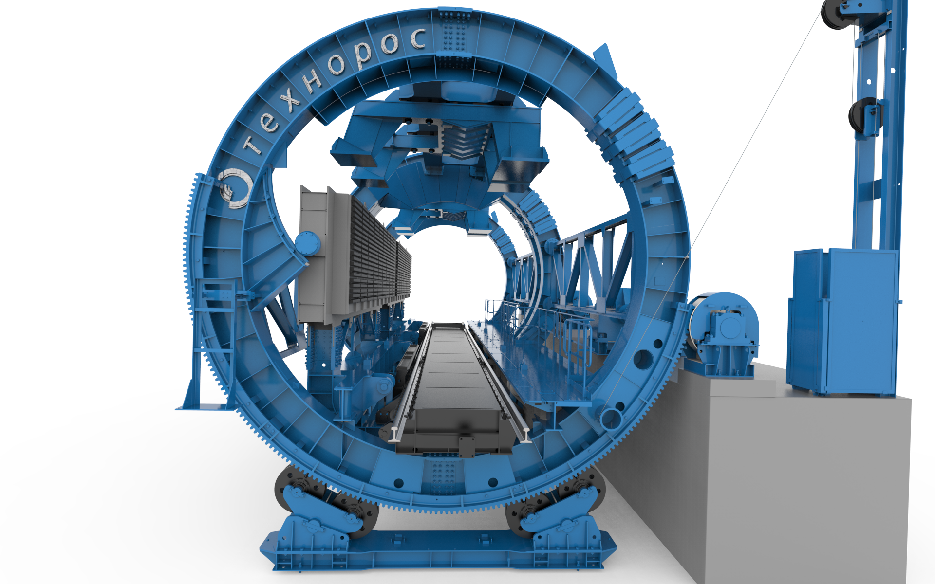 Rotary wagon tippler (VRS-93)