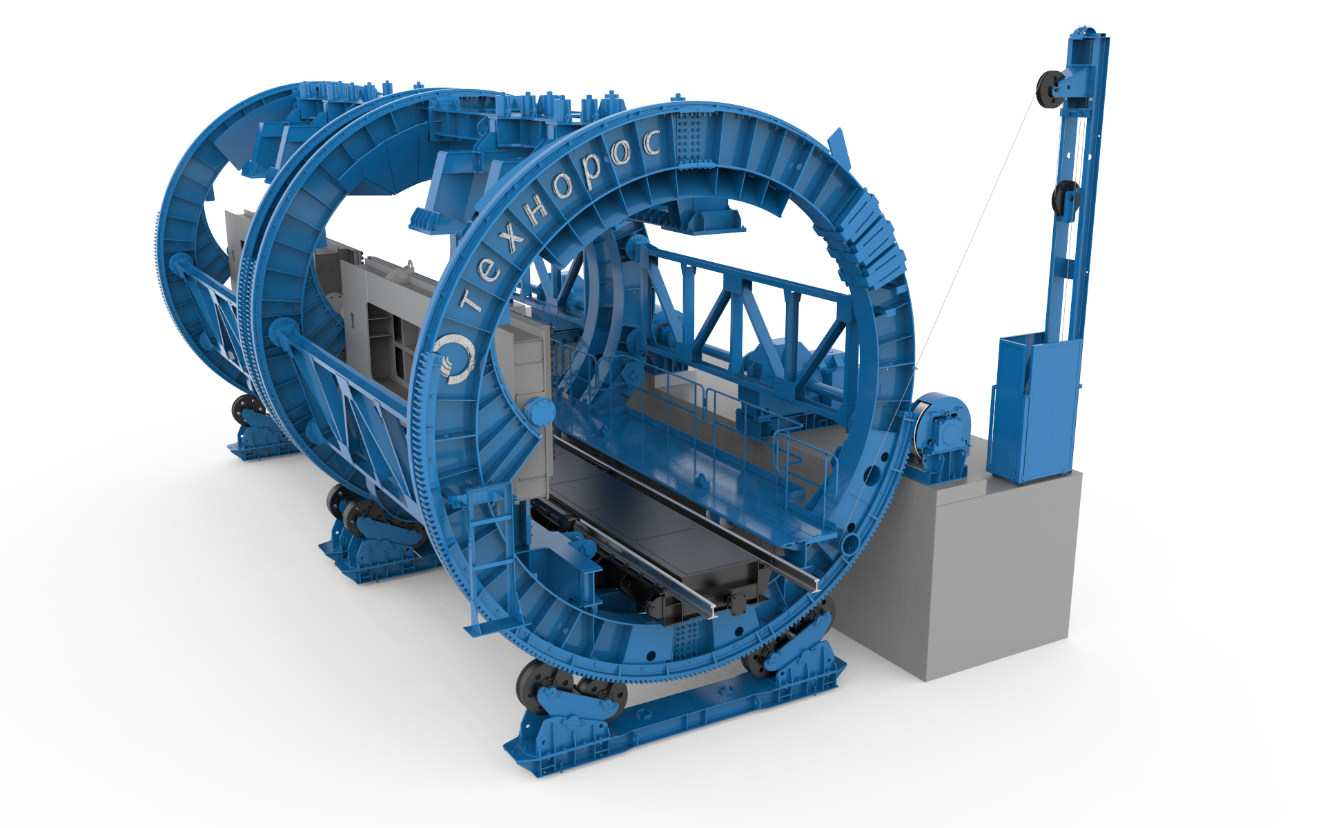 Rotary wagon tippler (VRS-93)
