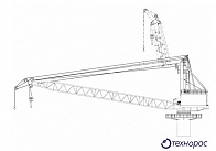 Floating deck crane "Poseidon" (framed structure of boom)