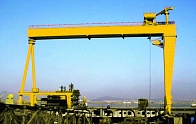 Installation gantry crane of Goliath type