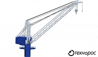 Floating deck crane "Poseidon" (framed structure of boom)